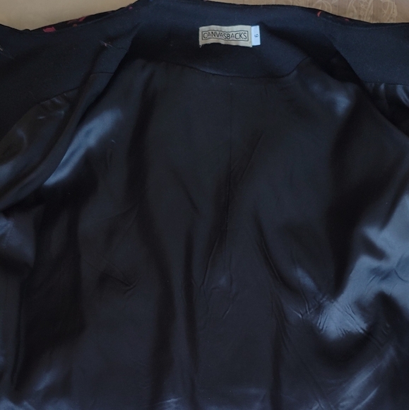 VNG Black Velvet Canvasbacks Women's Jacket Blazer Size 6 - Picture 5 of 5